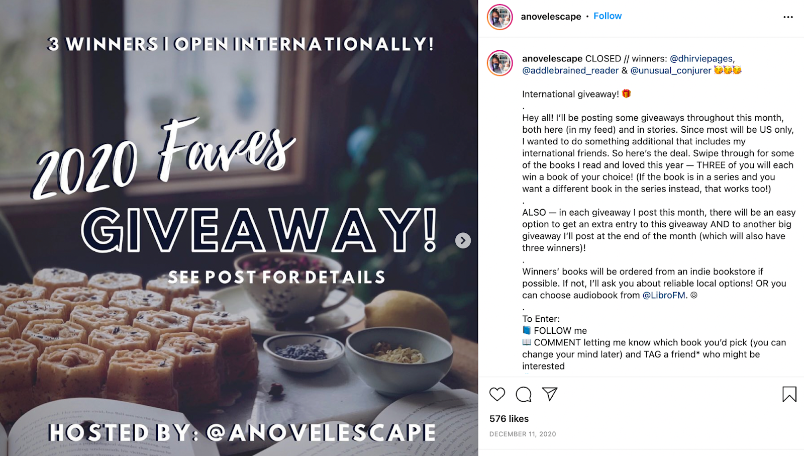 12 Holiday Instagram Giveaway Ideas & Examples