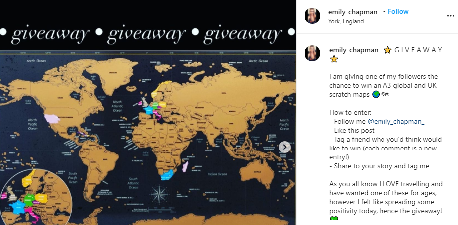 travel agency giveaway ideas
