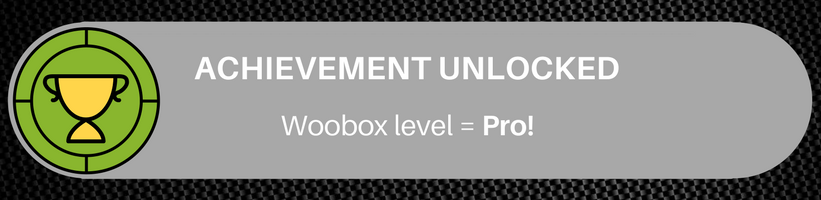 ACHIEVEMENT UNLOCKED - woobox pro graphic