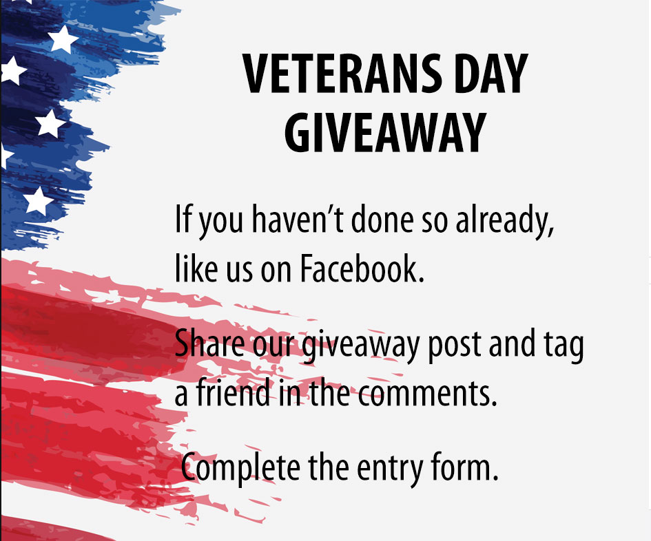 Veterans Day Giveaway Example