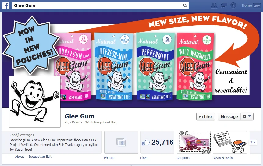 Glee Gum FB header