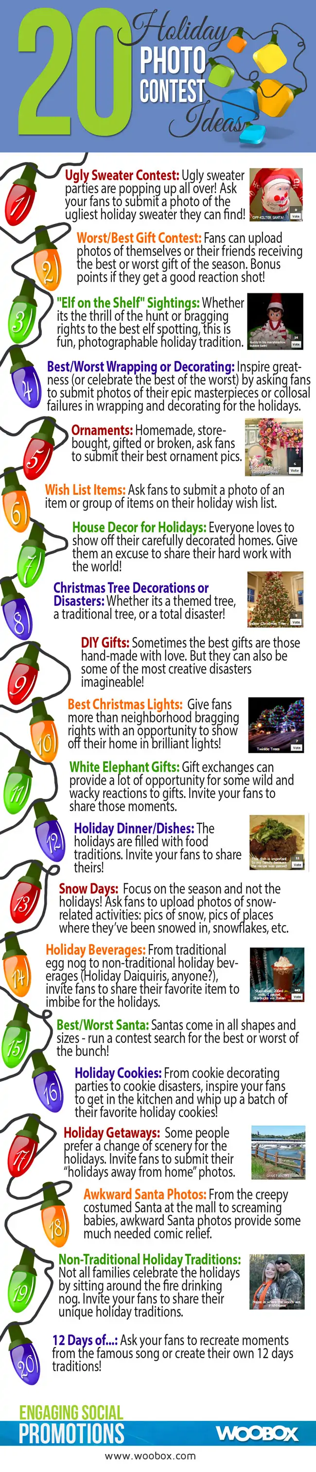 20 Holiday Photo Contest Ideas [INFOGRAPHIC] Woobox Blog