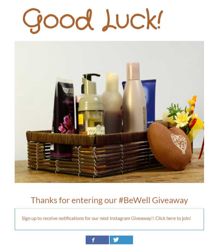 Instagram Comment Winner Picker Giveaway Example Woobox