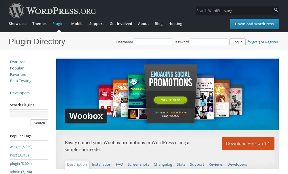 Wordpress plugin