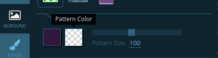 Adjust pattern color