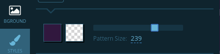 Pattern size control