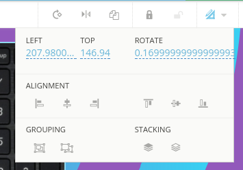 Canvas element drafting icon