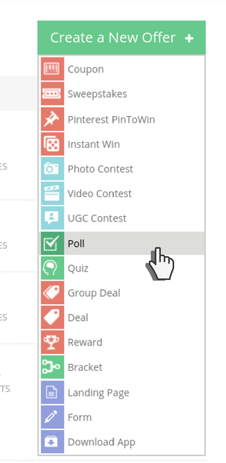 Create new offer - Poll