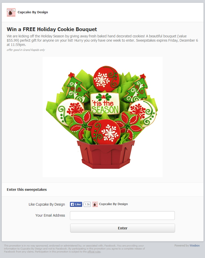 Win a FREE Holiday Cookie Bouquet