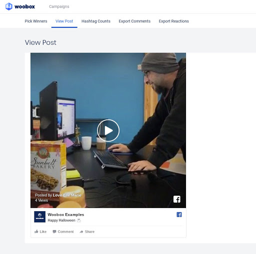 Woobox-Facebook-Live-Video-Example