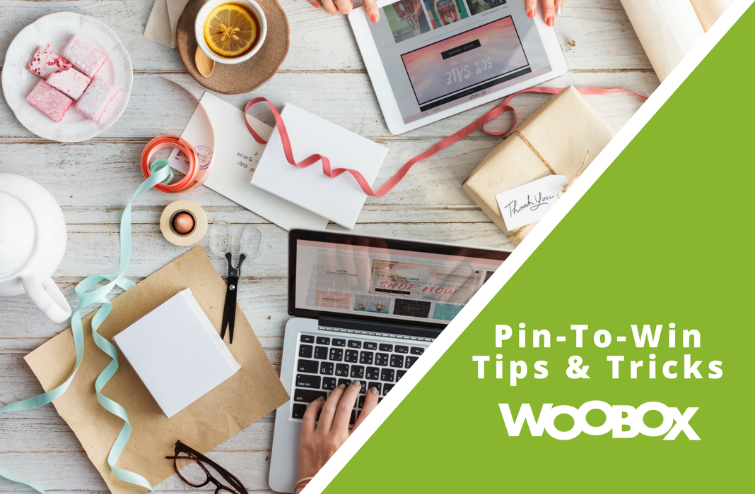 Pintrest pin to win with Woobox